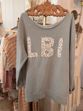 Handmade LBI Sweatshirt in Seafoam