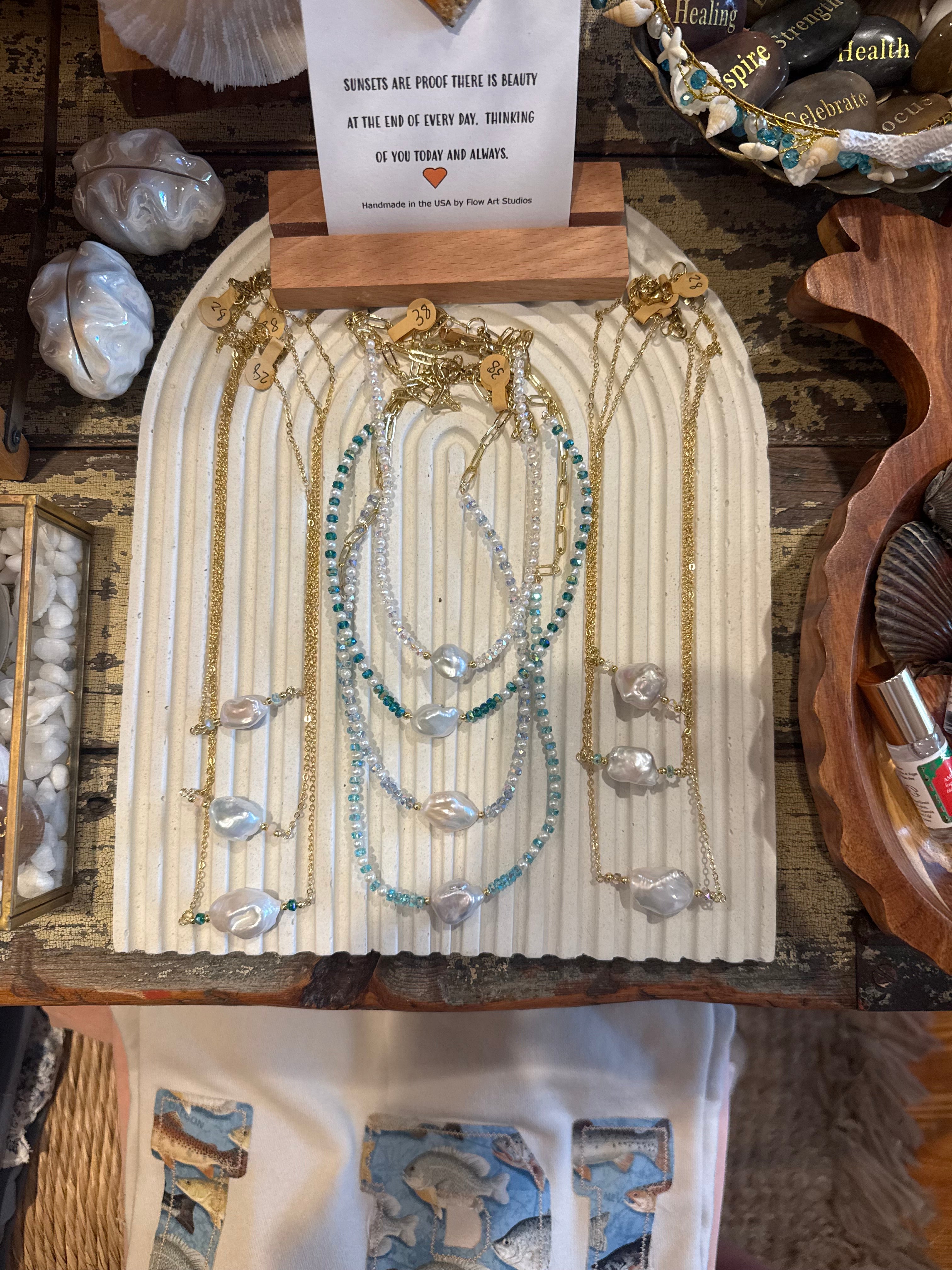 Handmade Mother of Pearl Necklace