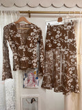Floral Embroidered Skirt