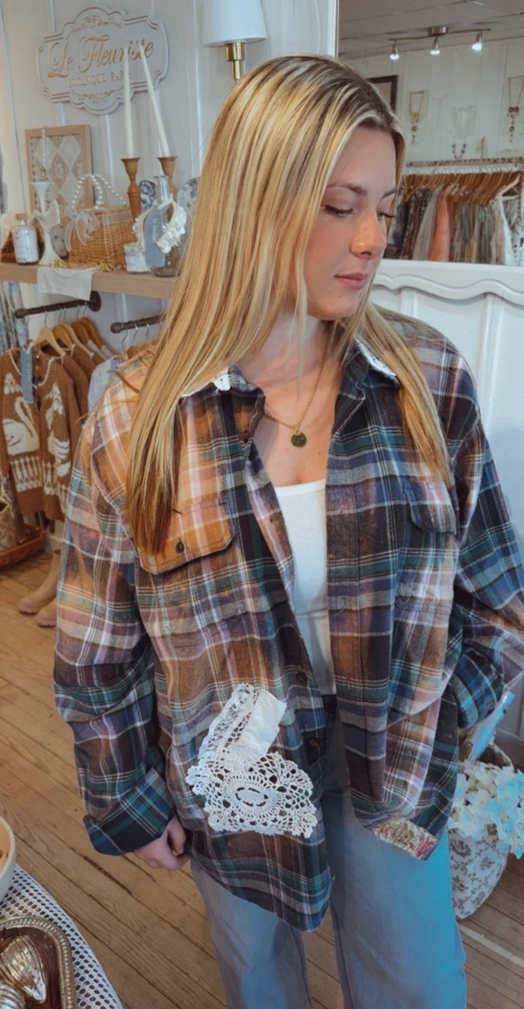 Swan Flannel Shirt