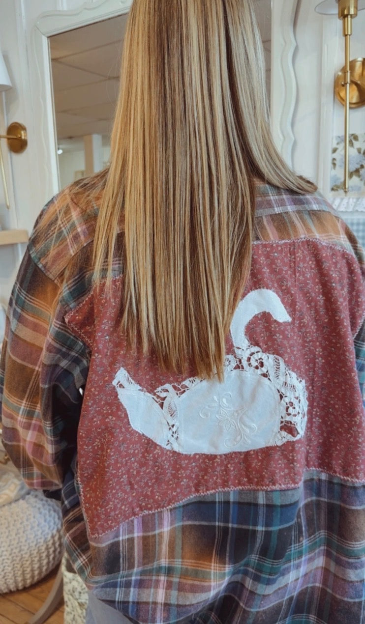 Swan Flannel Shirt
