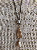 Vintage China and Pearl Necklace
