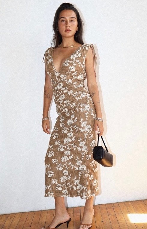 Floral Embroidered Dress