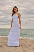 Sea Blue Fringe Dress